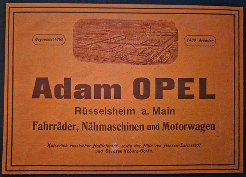 Adam opel motorwagen - adam,