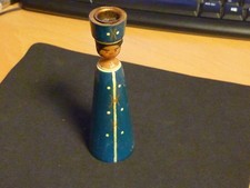 ca 40/50 iger  alte Lichterpuppe  Ertgebirge vintage Kerzenständer Holz