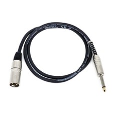 1 m Audiokabel XLR male Klinke