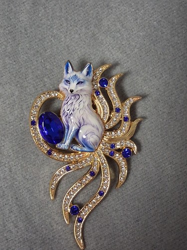 Schmuck brosche emaille - emaille, strass