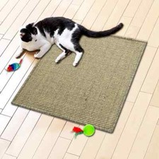 Sisal-Kratzteppich Grün In