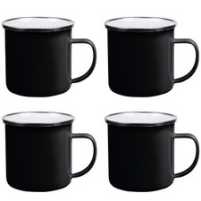4x Emaille Becher 350 ml