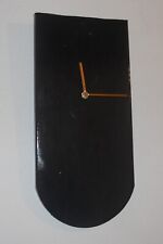 Creaton Bieberschwanz Dachziegel Uhr mit Junghans Quarz W738 Uhrwerk schwarz