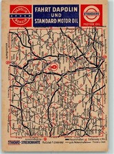 13150556 - Dapolin Benzin Streckenkarte Nr. 9 Landkarte AK Werbung Auto