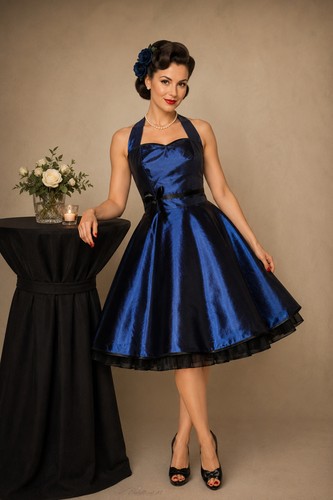 Taftkleid petticoatkleid 50er - taftkleid,