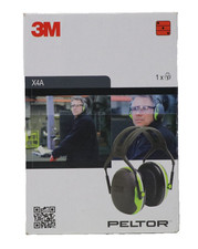 3M Peltor X4A Kapselgehörschutz 32 dB EN 352-1:2002, Farbe: Grün/Schwarz