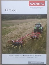 ROZMITAL Mähwerke Wender Schwader Rundballenpressen Prospekt Traktor Schlepper