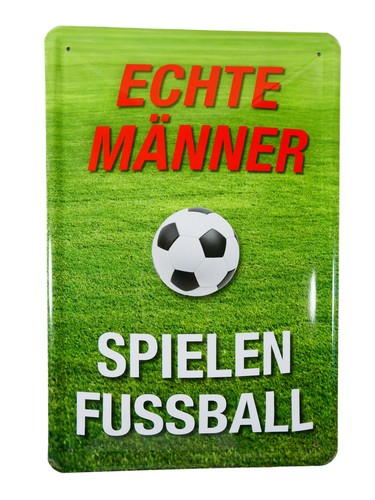 Blechschild echte männer - "echte, männer"