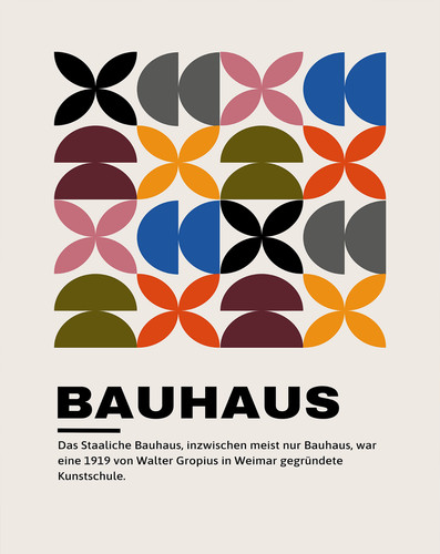 Bauhaus gründung poster - bauhaus,