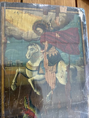 Griechische ikone heiliger - griechische,