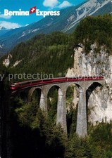 Eisenbahn Bernina-Express Landwasser-Viadukt Fili