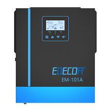 EDECOA Hybrid Wechselrichter 12V 1000W MPPT 40A PV20-150V Solar Inverter USV UPS