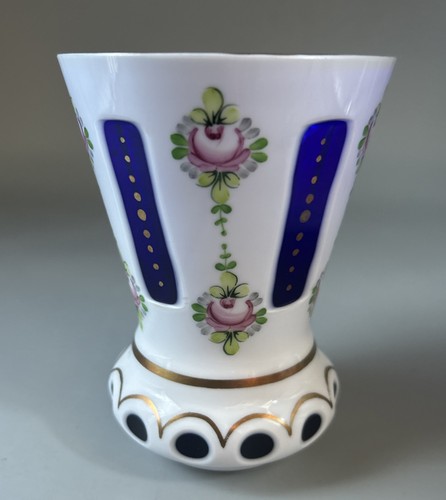 Biedermeier vase bohemia - vase;,