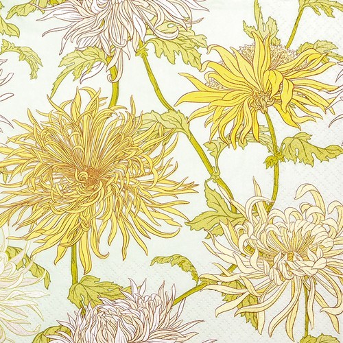 Servietten chrysanthemum - servietten,