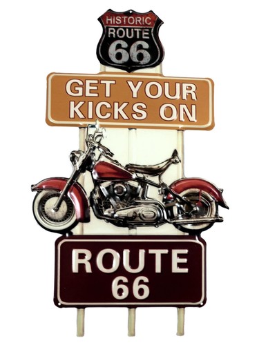 Blechschild route highway - "route, 66"