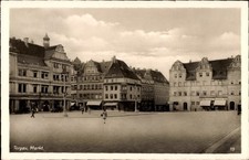 Ak Torgau an der Elbe, Markt -