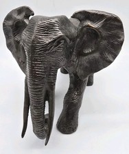 Große alte Bronze Skulptur Elefant 4,6kg, sehr schön 30cmx21cm 