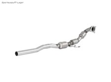 HJS Edelstahl Ø70mm Frontpipe inkl Katalysator Audi TT 8J