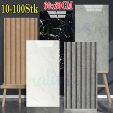 1.8-18㎡ Holz Wandpaneele Selbstklebend Holzoptik Wandaufkleber Küche Bad 60x30cm