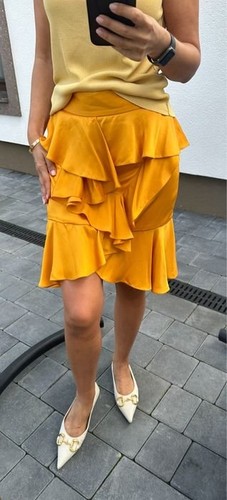 Women balmain skirt yellow - balmain,