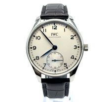 IWC Portugieser Automatik Uhr Glasboden 40,4mm Ref.: IW358304 + Goldflori Box