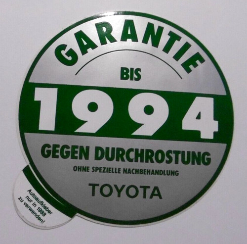 Werbe aufkleber toyota - werbe-aufkleber,