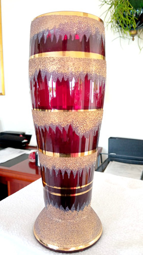 Große glas vase böhmen - große,