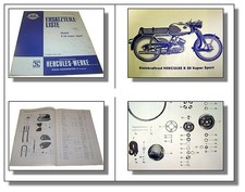 Hercules K50 Super Sport Motorrad Ersatzteilliste 1967