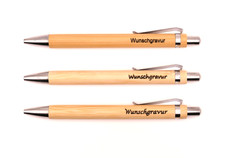 Kugelschreiber personalisiert mit Wunschtext ab 1 Stück - Stift mit Gravur
