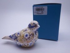 ROYAL CROWN DERBY 2019 25 JAHRE GILDE LINNET BRIEFBESCHWERER