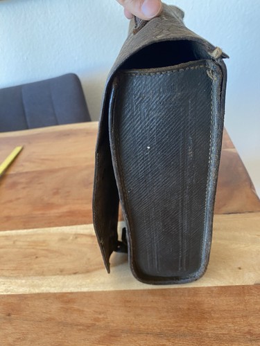 Alte leder tasche - alte, tornister