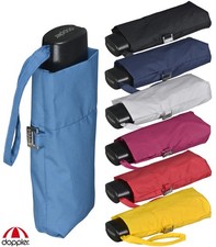 Doppler Regenschirm Mini Taschenschirm Damen klein leicht einfarbig Handy
