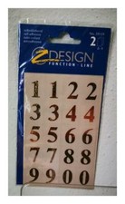 Zahlen Glitzer Aufkleber