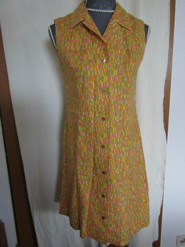 Vintage damen kleid kreise - ,
