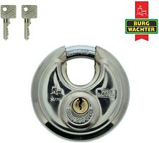 4 x Burg Wächter Rundes Vorhängeschloss Circle 21/70 Gleichschliessend-AKTION!