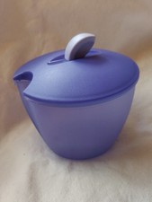 Tupperware Moments Zuckerdose, 350 ml, Blauviolett mit Deckel, Gebraucht