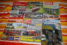 6 Zeitschriften Modelleisenbahn VGB MIBA DiMo Modellbau Eisenbahn