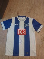 Trikot Hertha BSC Berlin 2014/2015 in L von Nike, signiert Fabian Lustenberger