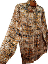 Designer Satinbluse ALBA MODA