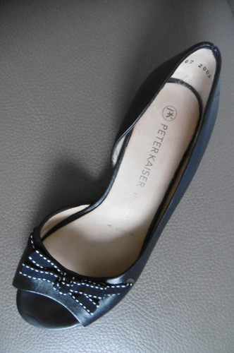 Flache peeptoe schuhe peter - flache,