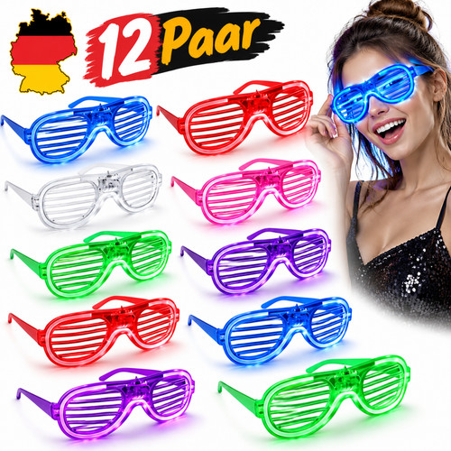Led partybrille paar - led,