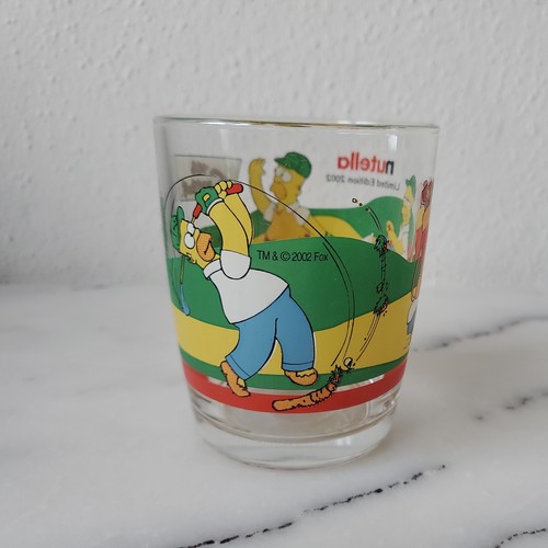 Glas nutella the simpsons - nutella,