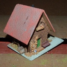 RS Modell Waldhaus 6465 Rudolf Spitaler Creglin Fertighaus Holzbauweise 1950er