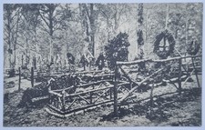 AK - Foto - Deutscher Soldaten Friedhof / Feldgräber, 1.WK / WW1 - 1914/18 - rar