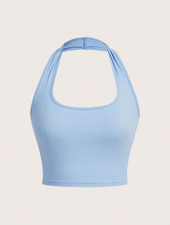 Damen Neckholder Crop-Top