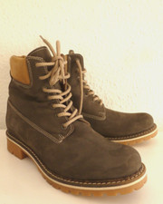 SOMMERKIND  Boots Schnürer  Schuhe  Gr.  40 - braun  / Fell