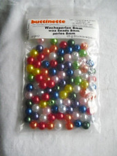 WACHSPERLEN BUNT 8mm, 25g. Buttinette  NEU noch in der Original Verpackung,