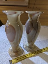 2 Stück - Onyx Marmor Vintage