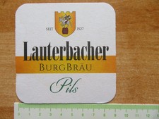 Bierdeckel Lauterbacher Bier Lauterbach Hessen Vogelsberg Das Bier aus der Burg