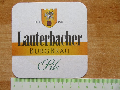 Bierdeckel lauterbacher bier - bierdeckel,